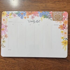 Rifle Paper Co. Marguerite Weekly Desk Pad.